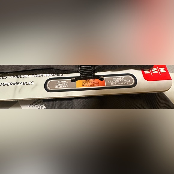 HEAD Men’s Waterproof Hybrid Gloves-Gray/ Size: Medium (NWT) - Picture 8 of 8